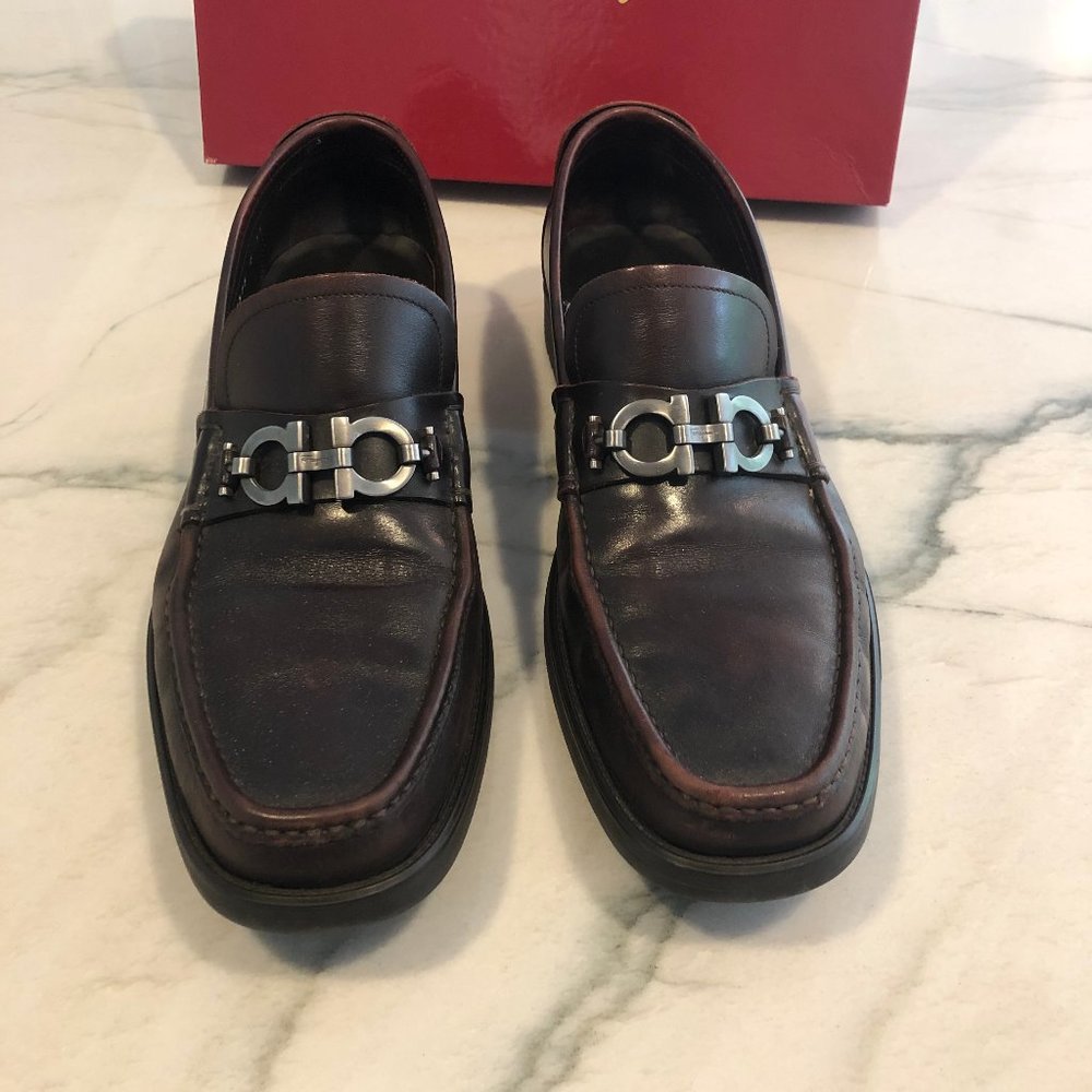 Salvatore Ferragamo Thick Lug Loafers